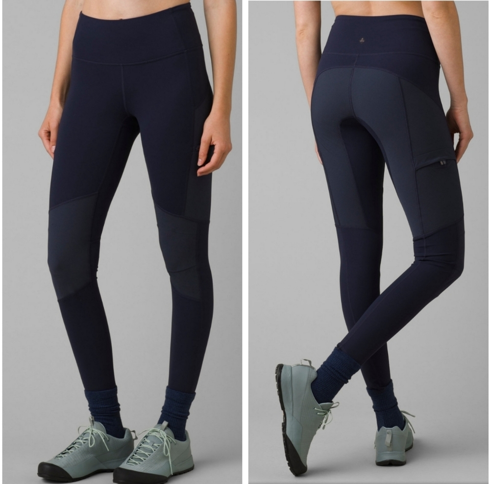 PrAna Rockland Matchstick Legging Pant Black Hiking Climbing Small